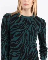 Animal Sweater Dress
