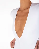 Long Sleeve V-Neck Bodysuit