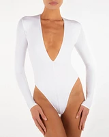 Long Sleeve V-Neck Bodysuit