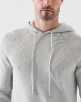 Merino Ribbed Hoodie