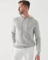 Merino Ribbed Hoodie