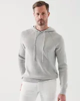 Merino Ribbed Hoodie