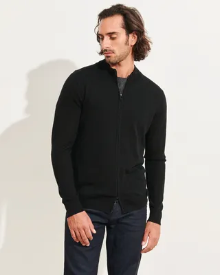 Extra Fine Merino Zip Sweater