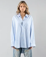 Drop Neck Oxford Shirt