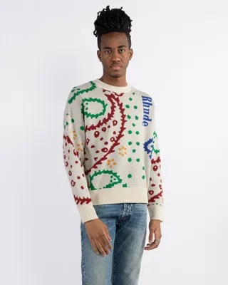 Multicolored Bandana Sweater