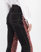 Tweed Denim Pants