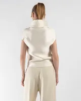 Turtleneck Silk Blouse