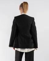 Collarless Jacket