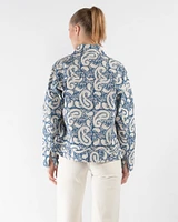 Seba Blue Paisley Jacket