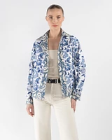 Seba Blue Paisley Jacket