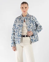 Seba Blue Paisley Jacket