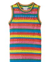 Rainbow Crochet Dress