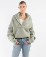 Collar V-Neck Sweater