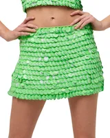 Candy Sequin Mini Skirt