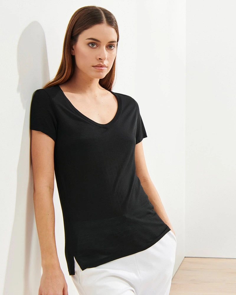 Modal Classic V-Neck T-Shirt