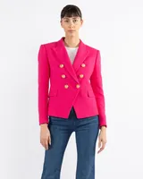 Button Cotton Pique Jacket