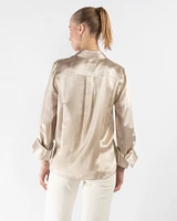 Boyfriend Silk Shirt