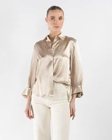 Boyfriend Silk Shirt