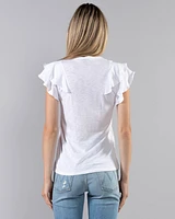 Bea Ruffle T-Shirt