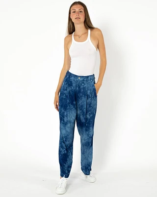 Tie Dye Pleated Pants