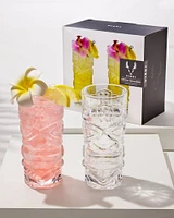 Viski® Crystal Tiki 14-oz. Glasses - Set of 2