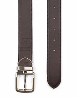 Smooth Leather Reversible Belt