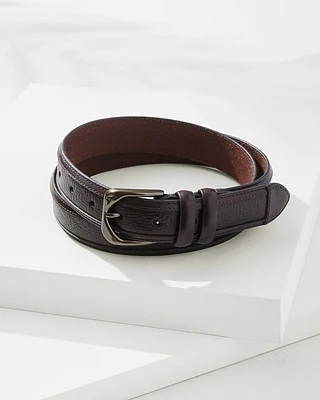 Big & Tall Embossed Leather Belt