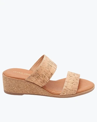 André Assous Gwenn Cork Wedge Sandals