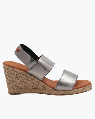 André Assous Allison Elastic Wedge Sandals