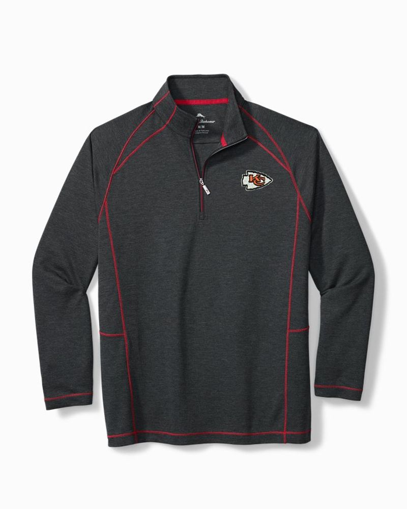 Big & Tall NFL Final Score IslandZone® Half-Zip Sweatshirt