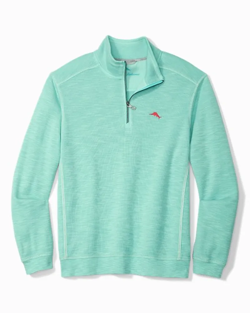 Tommy Bahama Mlb® Tobago Bay Half-zip Sweatshirt in Green for Men