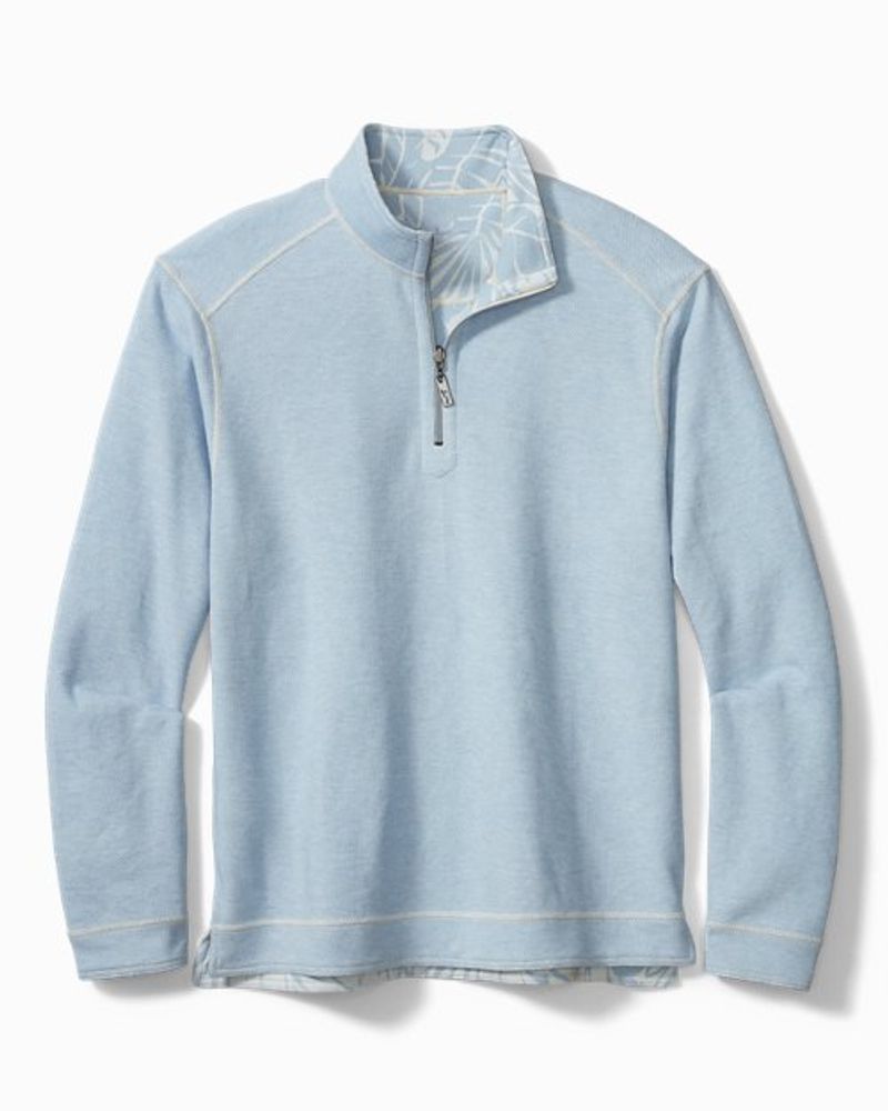 Big & Tall Costa Branca Reversible Half-Zip Sweatshirt