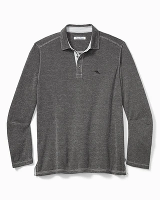 Big & Tall Paradiso Cove Long-Sleeve Polo