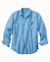 Big & Tall Sea Glass Breezer Linen Shirt