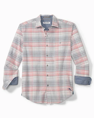 Big & Tall Coastline Cord Carmel Plaid Shirt