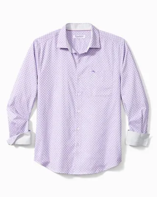 Big & Tall Sarasota Stretch Ventura IslandZone® Stripe Shirt