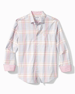 Big & Tall Sarasota Stretch Harbor Plaid IslandZone® Shirt