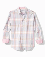 Big & Tall Sarasota Stretch Harbor Plaid IslandZone® Shirt