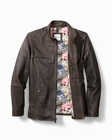 Big & Tall Rocker Highway Leather Jacket