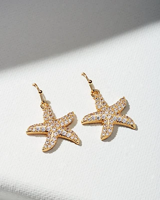 Island Essence Gold Starfish Earrings