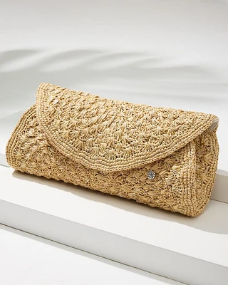 Rimini Raffia Clutch