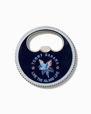 American Parrot Coin Bottle Opener