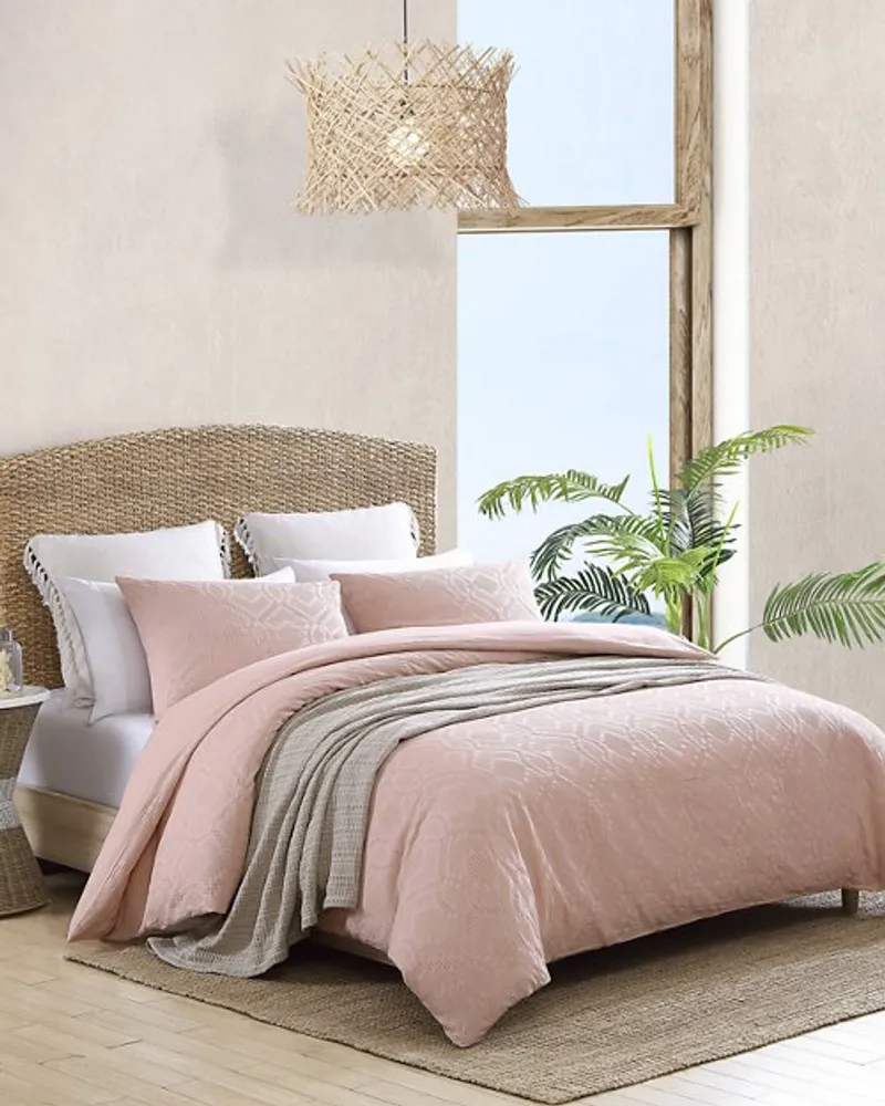 Textured Waffle 3-Piece Queen Comforter Set