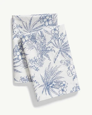 Pen & Ink Palm Pillowcase Set