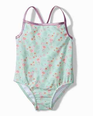 Baby Flamingo Fun One-Piece Swimsuit