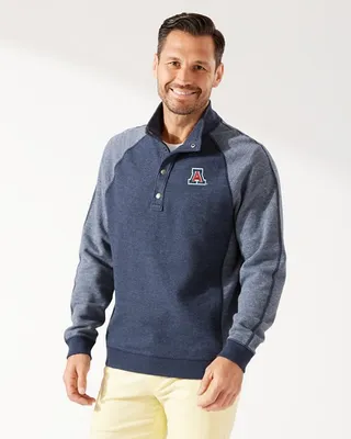 Collegiate Watch Party Half-Snap Mock Sweatshirt