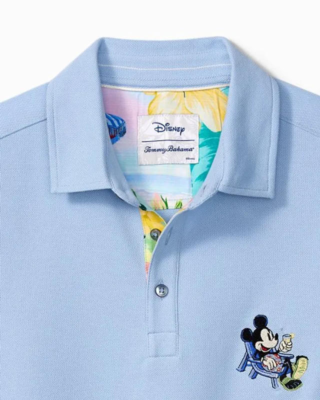 Tommy Bahama Disney Seaside Views Linen Camp Shirt - White