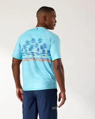 Tommy Bahama Men's Baseball Playa Ball! Crewneck T-Shirt