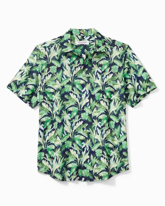 Tommy Bahama IslandZone Bahama Coast Jungle Royale Camp Shirt - Cobalt Sea