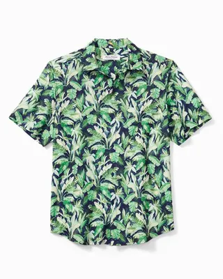 Tommy Bahama IslandZone Bahama Coast Jungle Royale Camp Shirt in Cobalt Sea  – Island Trends